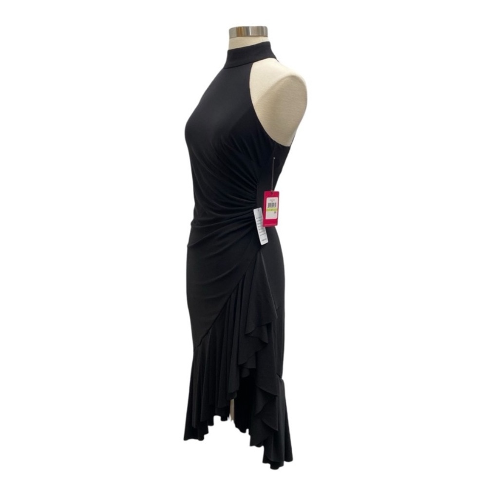 Vince Camuto Elegant Black Halter Mini Dress - Picture 4 of 10